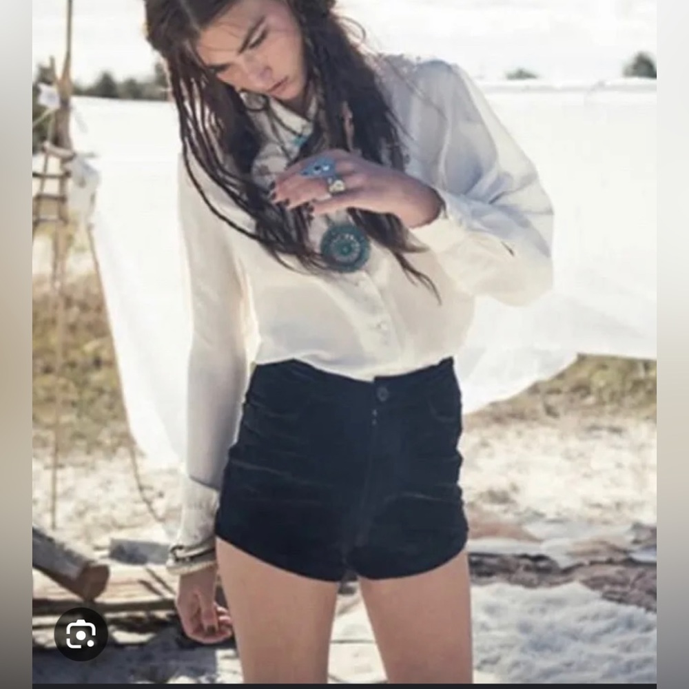Spell Velvet shorts